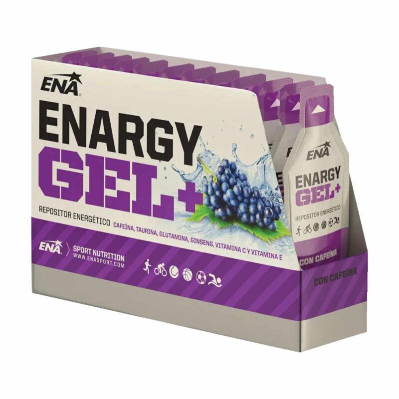 12 Geles energizantes de Ena Sport con Cafeína