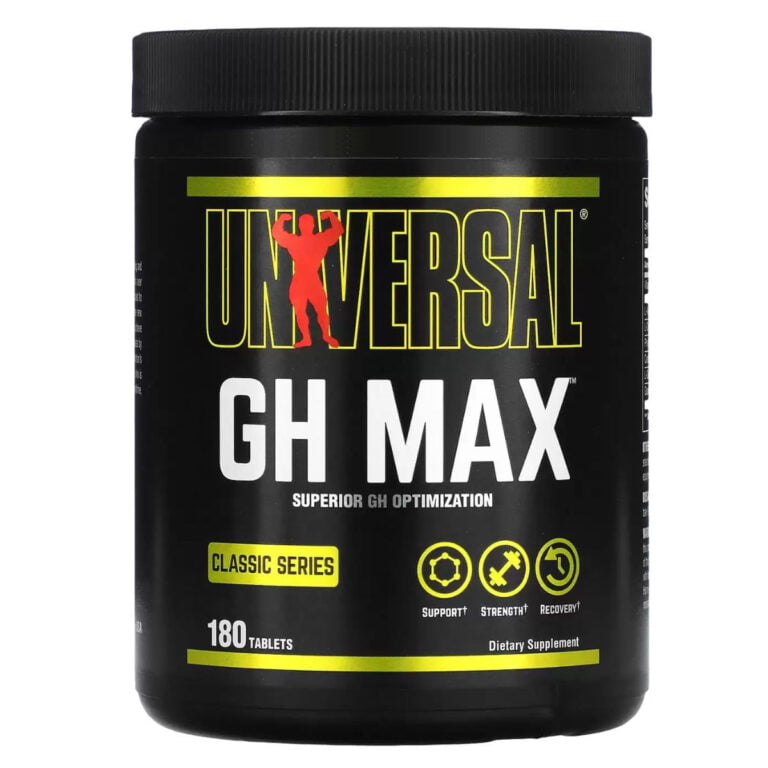 GH Max de Universal Nutrition, frasco de 180 tabletas