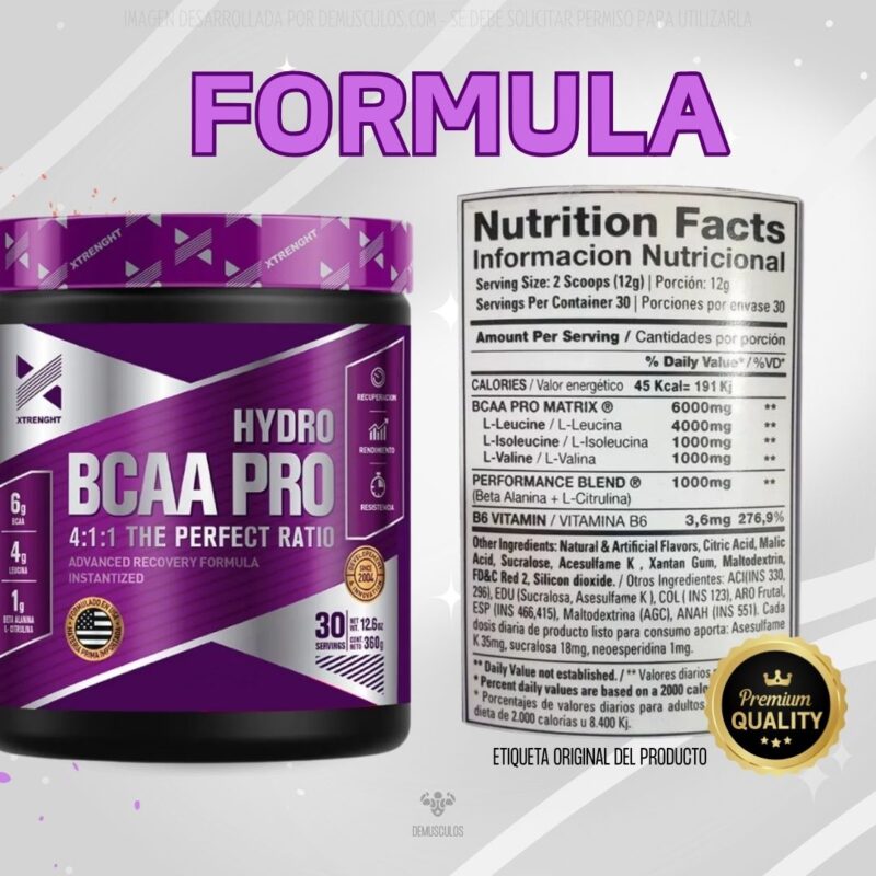 Bcaa Pro de 360 grs Xtrenght
