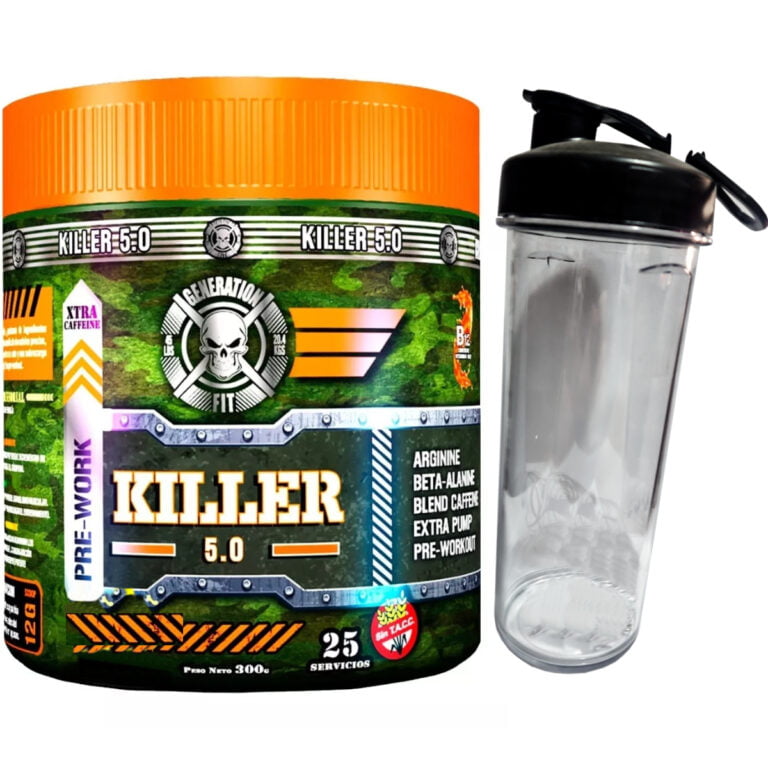 Killer 5.0 de Generation Fit con vaso mezclador de 3 funciones