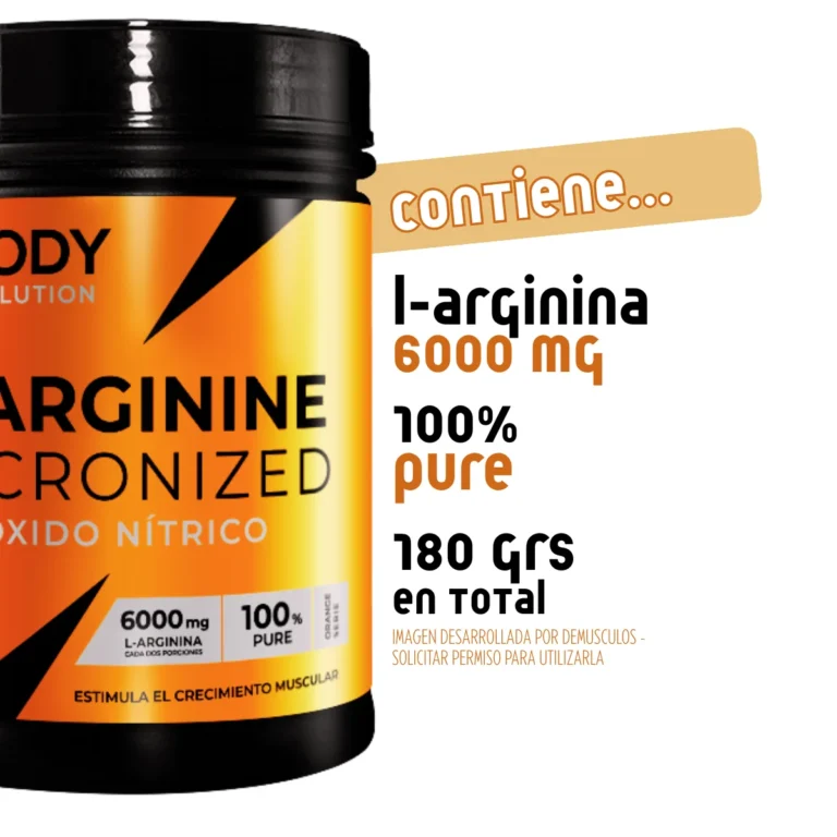 Arginina 100% Pure de XBody en polvo, incluida en el combo