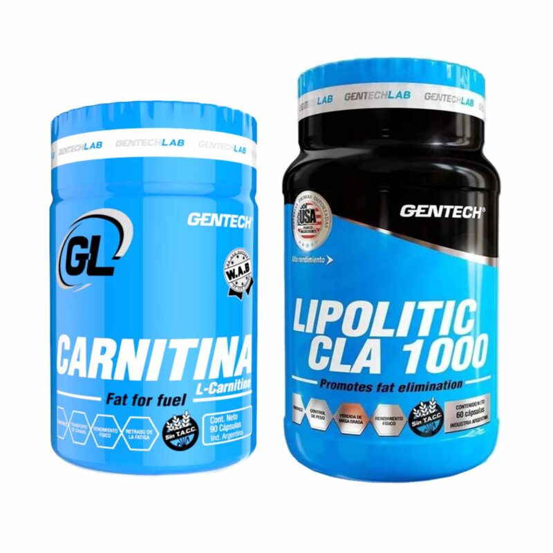 Combo: Carnitina + Lipolitic Cla de Gentech