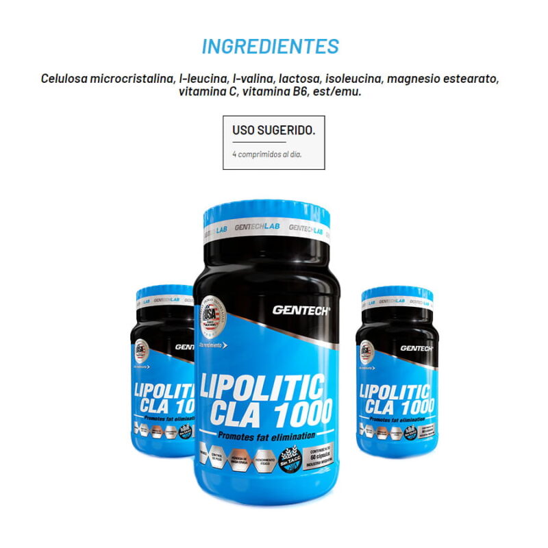 Lipolitic Cla x90 de Gentech