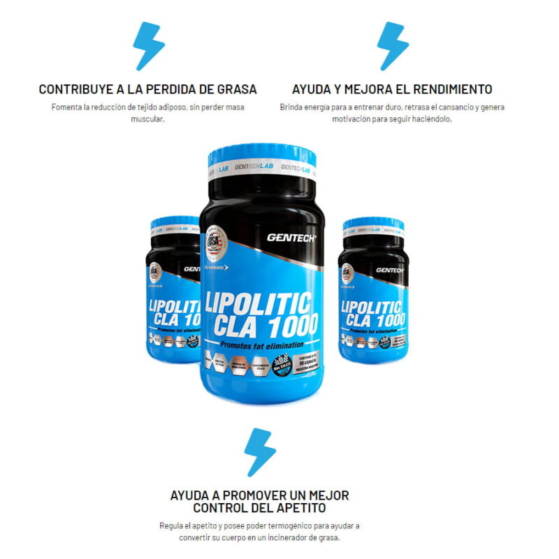Lipolitic Cla x90 de Gentech