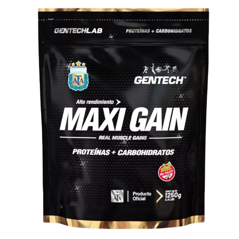 Maxi Gain 1,25 kg de Gentech, envase