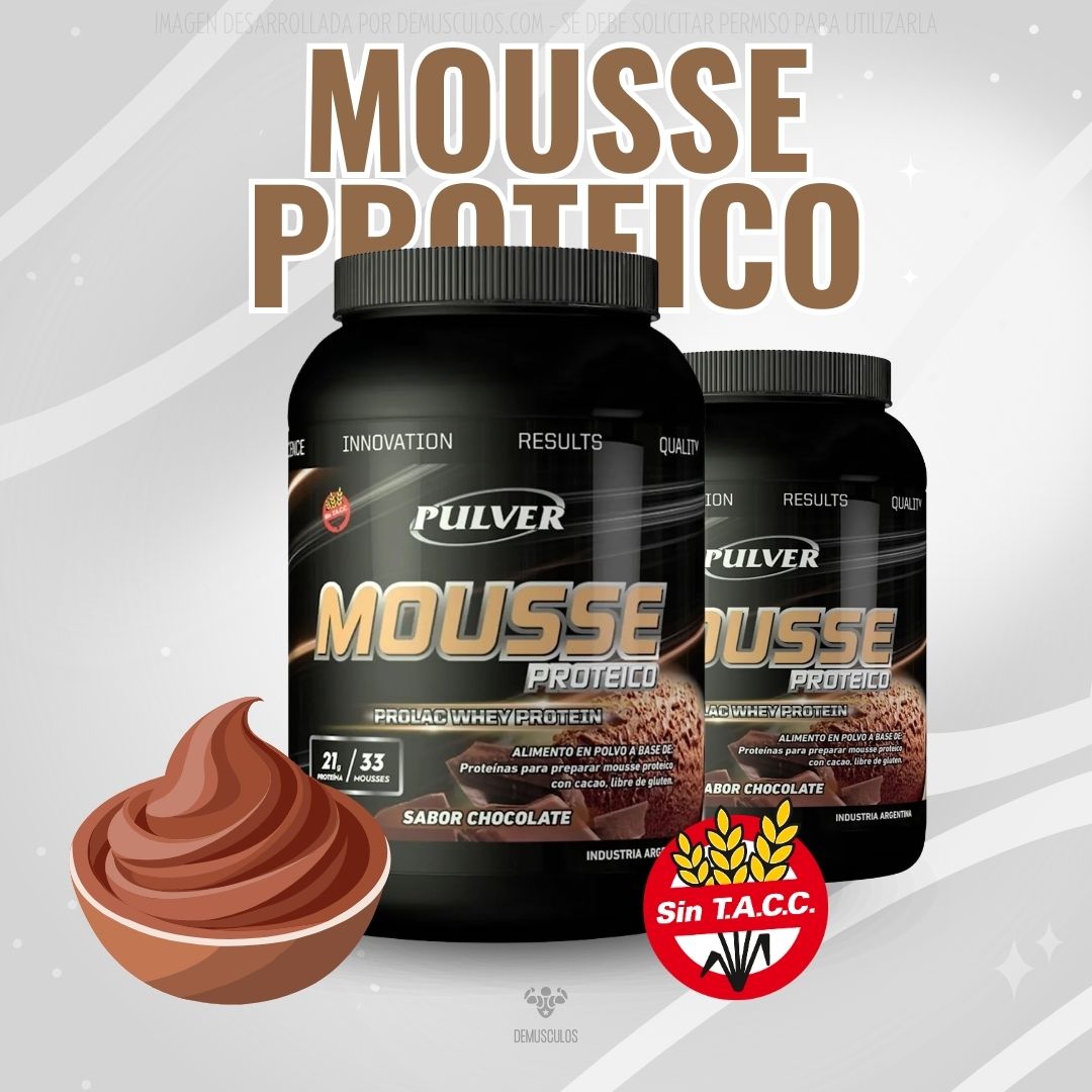 Postre Mousse Proteico de Pulver x 1 kg