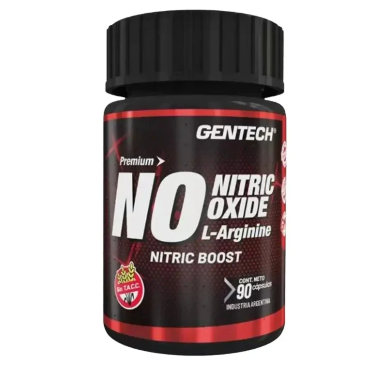 Oxido Nitrico de Gentech, frasco de 90 capsulas