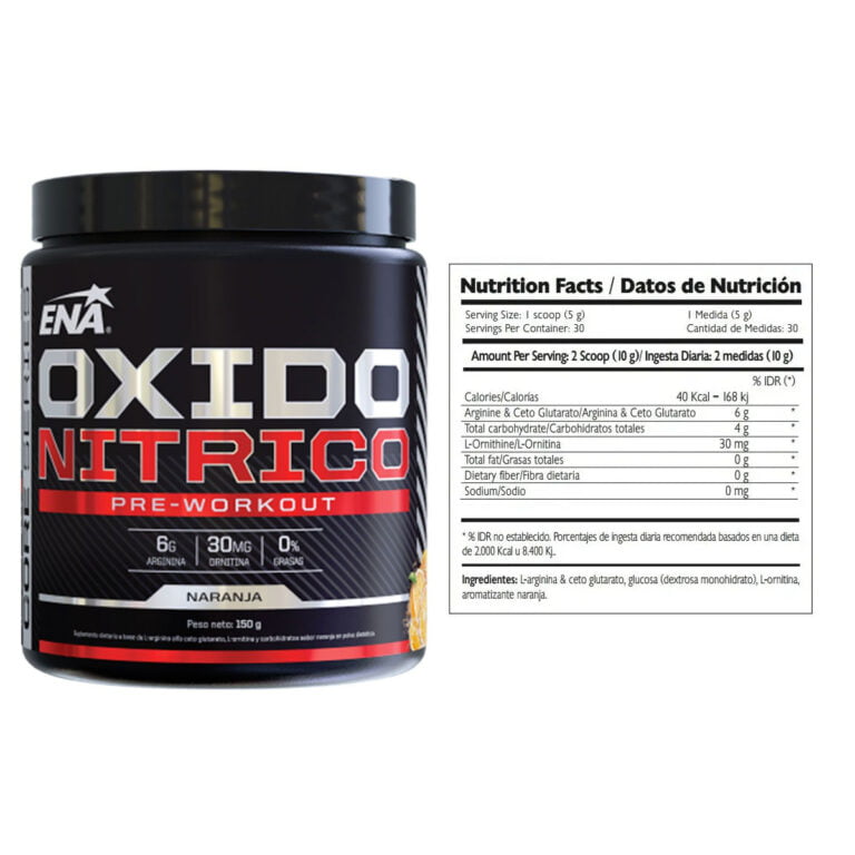 Informacion del Oxido Nitrico de ENA Sport