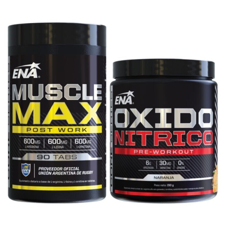 Combo Oxido Nitrico de ENA Sport y Muscle Max
