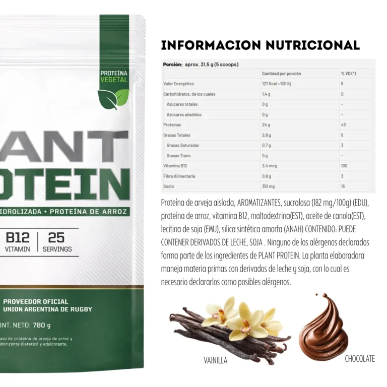 Plant Protein de ENA Sport, información del producto