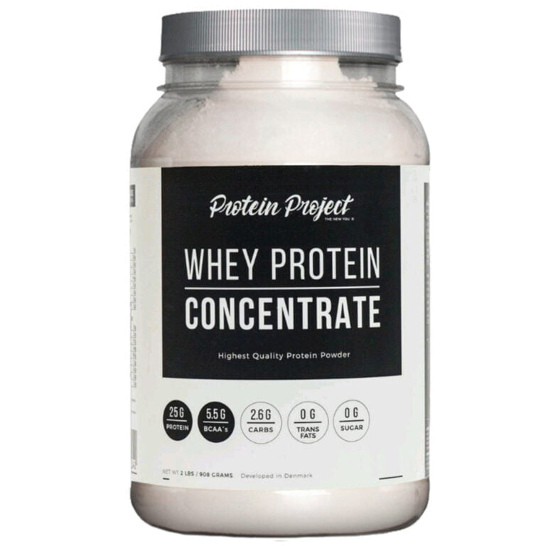 Whey Protein Concentrate 2 lbs de Protein Project, envase