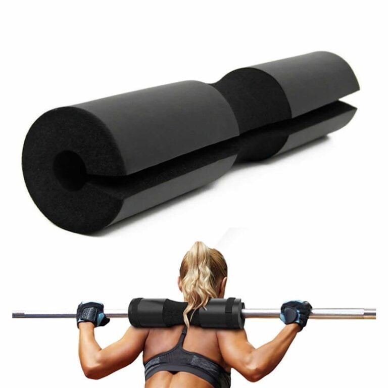 Protector cervical para barras colocado en uso