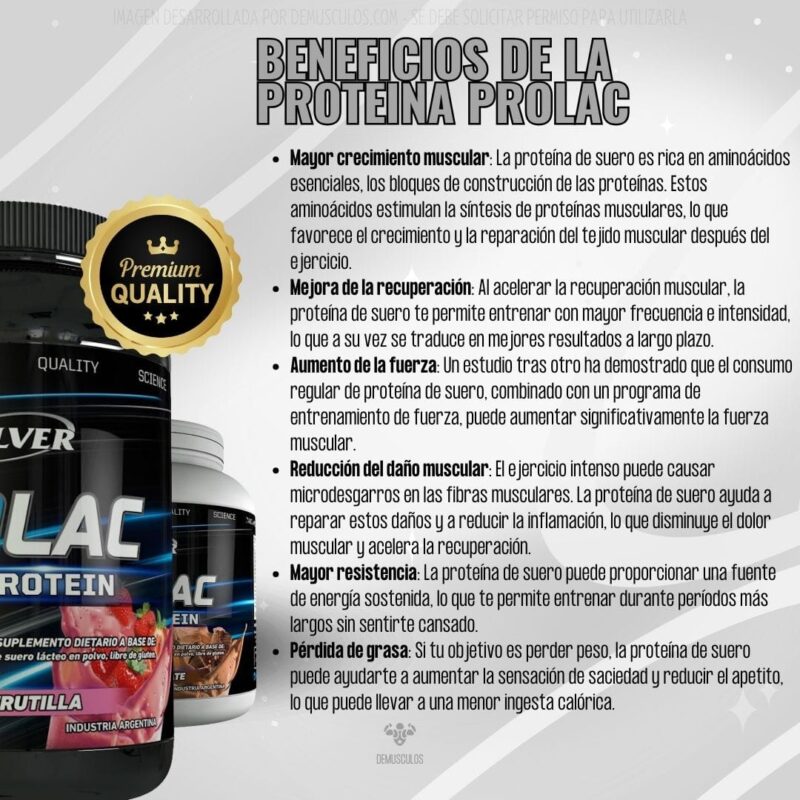 Whey Prolac | 4 kg | Proteína de suero de leche | DeMusculos.com