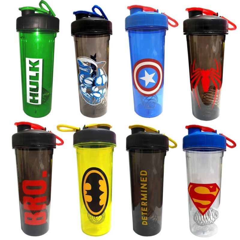 8 vasos BPA FREE de Varios motivos. Ideal para vender en el gym o a tus amigos.