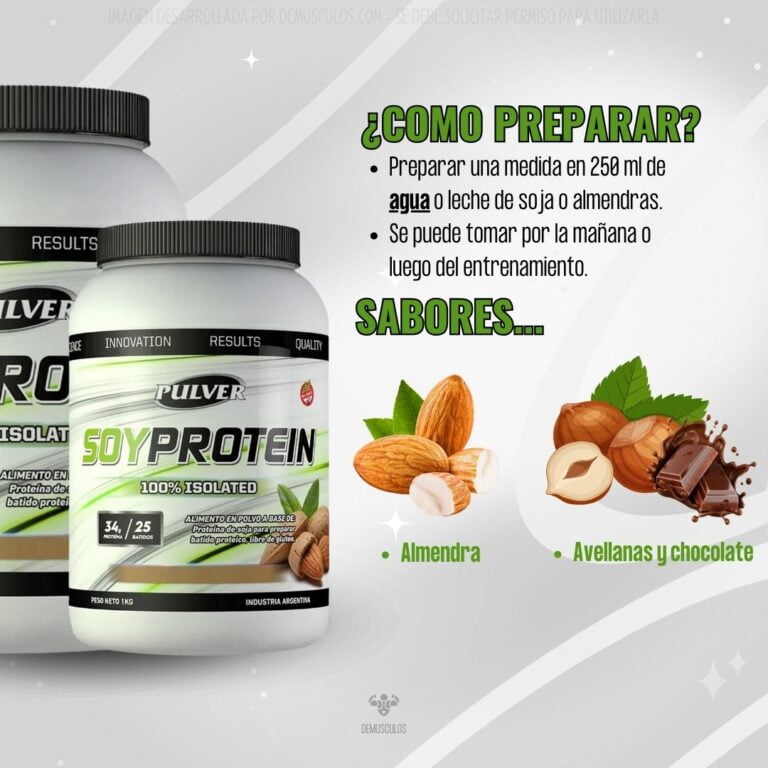 Sabores de Soy Protein Pulver 1 kg, almendra y avellana con chocolate