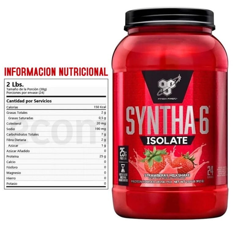 Syntha 6 Isolate de BSN, información del producto