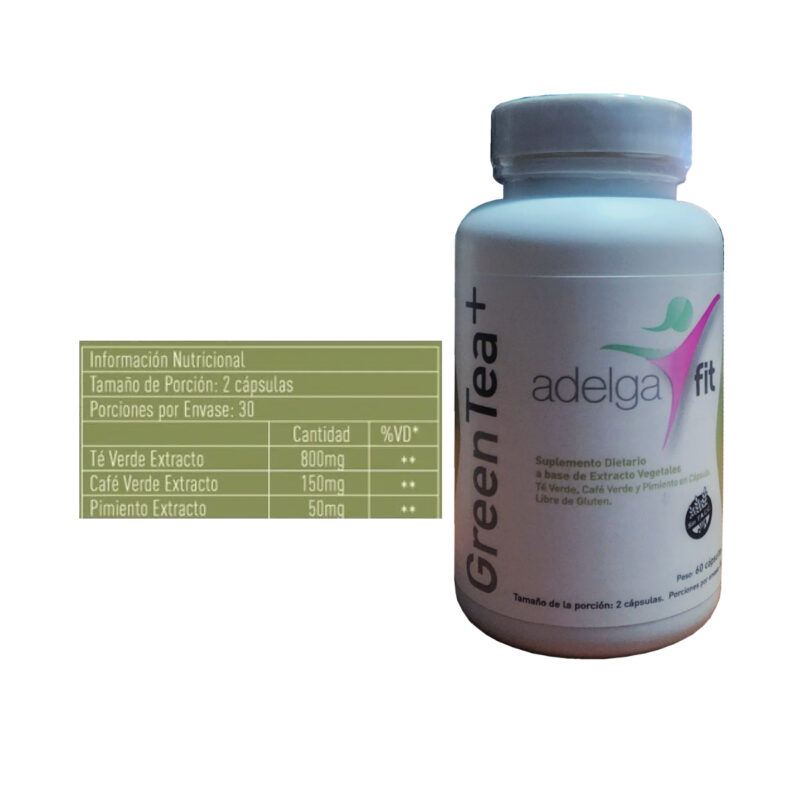 Green Tea de Adelga Fit x 60 cápsulas