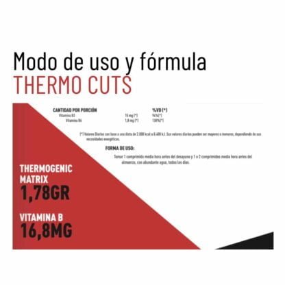 Thermo Cuts x 90 de Push Quemador de Grasas