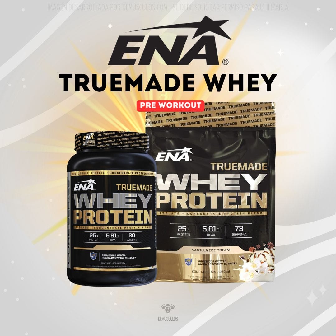 Truemade Whey Protein de Ena Sport - Proteína de suero lácteo