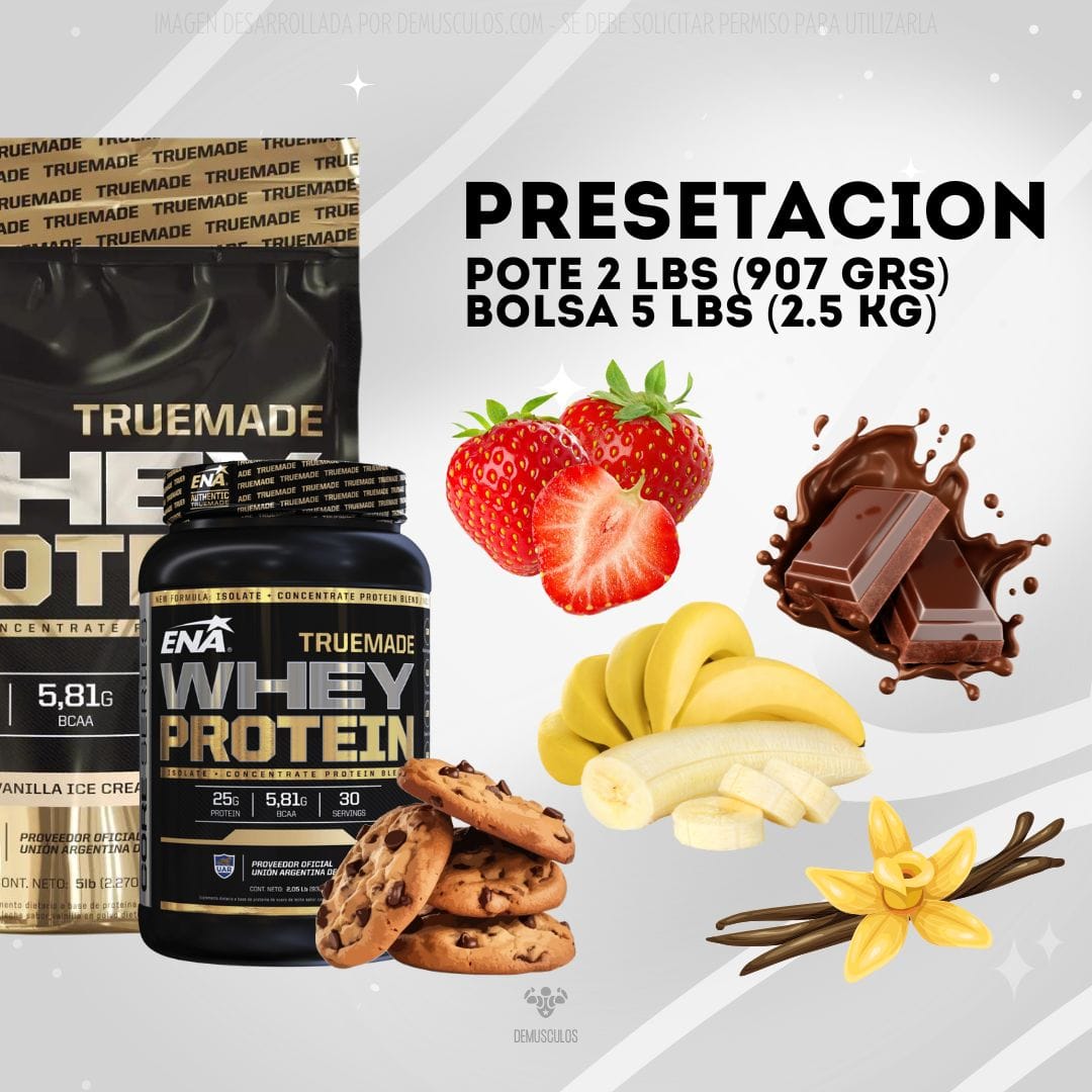 Presentación - Sabores disponibles y tamaño