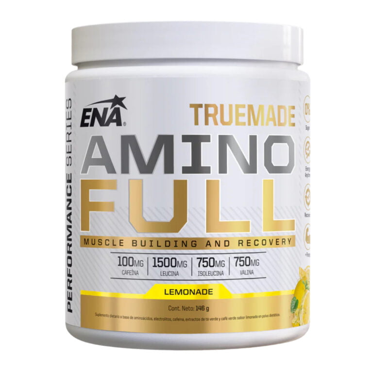 Truemade Amino Full de ENA Sport, envase de 146 gramos