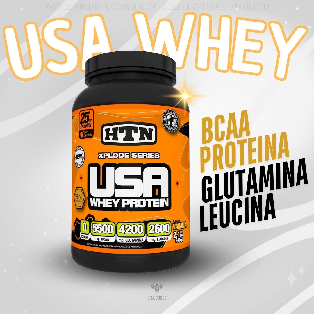Proteína de suero lácteo: Usa Whey Protein de HTN x 2 lbs