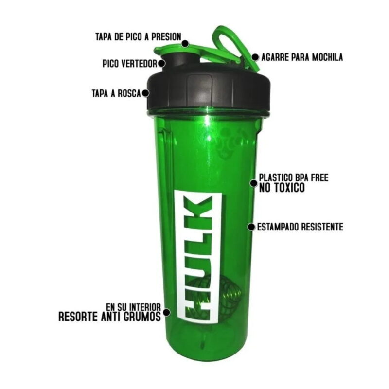 Vaso Mezclador o Shaker 500 ml de HULK
