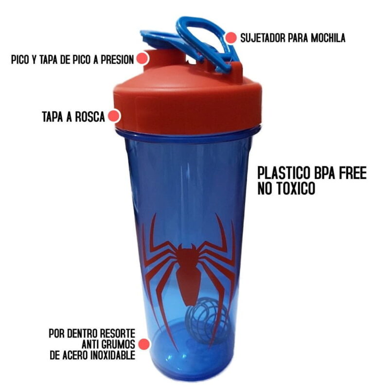 Vaso Araña / Spiderman BPA FREE