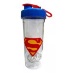 Vaso mezclador SUPERMAN de 500 ml no tóxico BPA FREE