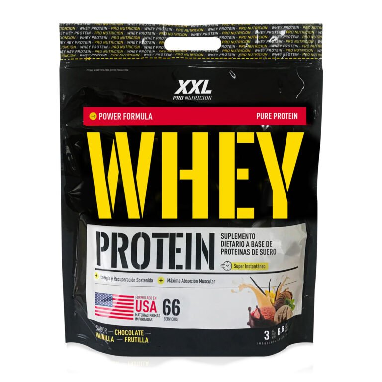 Whey Protein 3 kg de XXL Pro Nutrition, envase