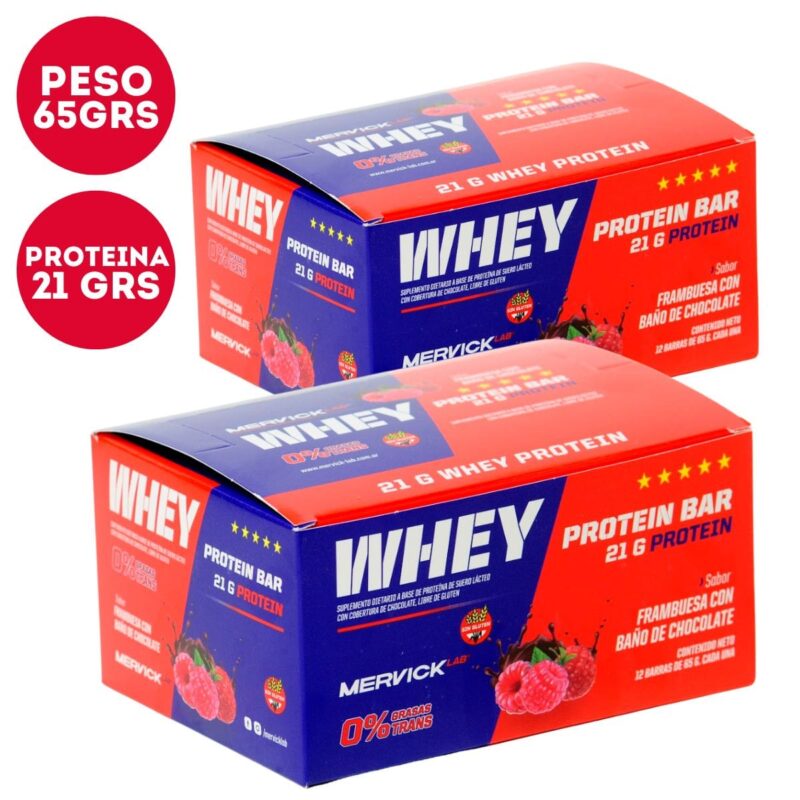 Barra de proteína Mervick x65 grs y 21 grs de proteína