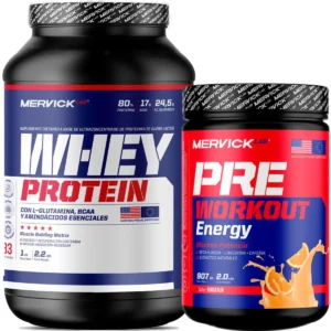Combo: Whey Protein + Pre Work de Mervick