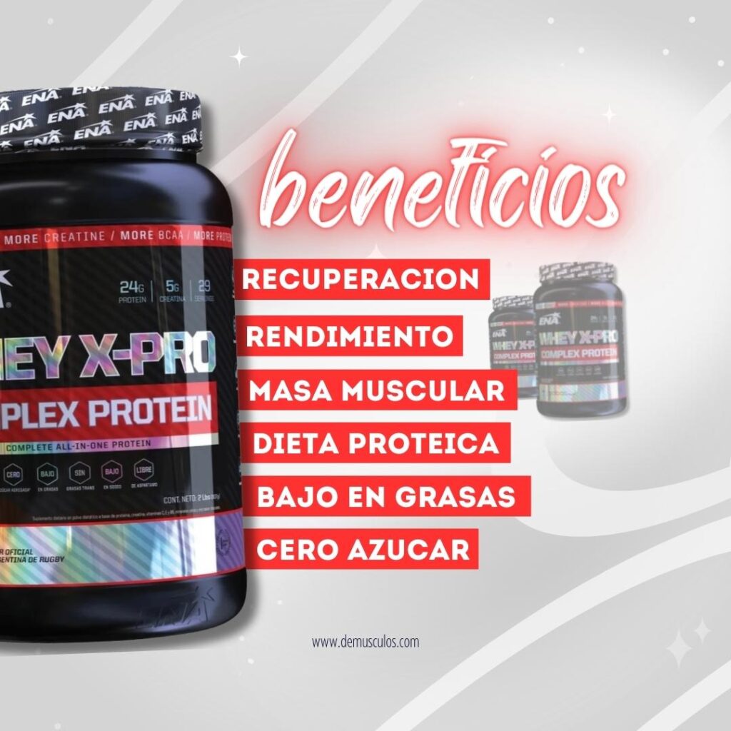Proteína Whey X Pro de Ena Sport Beneficios de Whey X Pro de Ena Sport