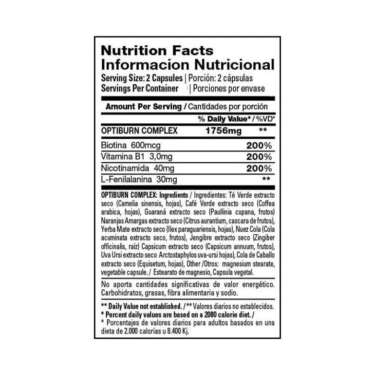 Información del Cutter de Xtrenght Nutrition