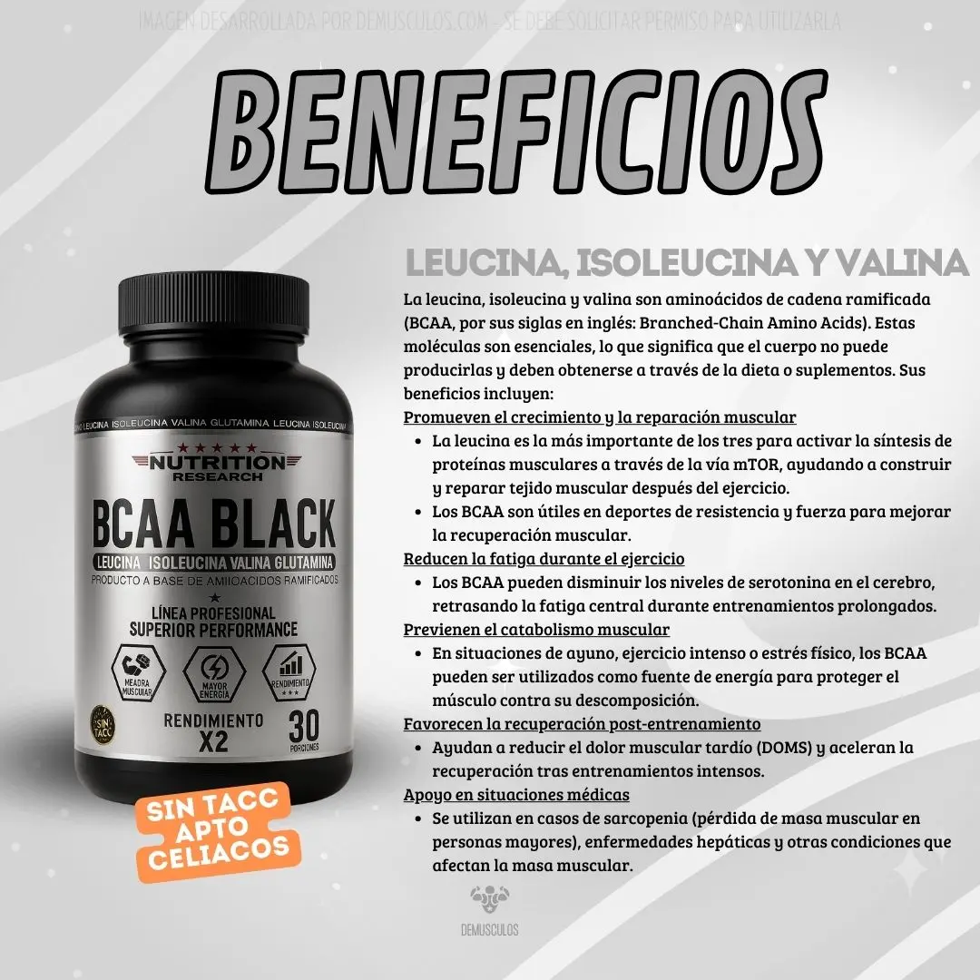 Bcaa Black de Nutrition Research