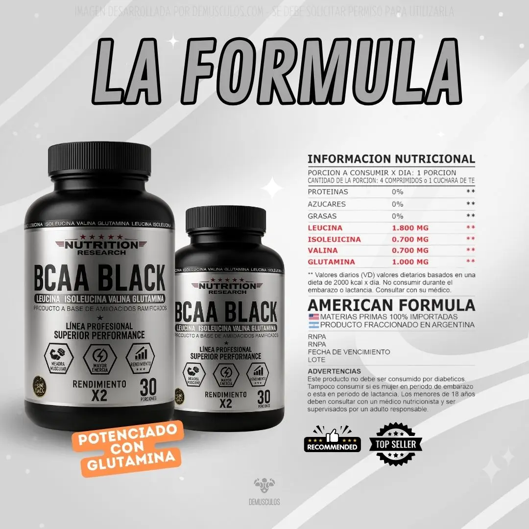 Bcaa Black de Nutrition Research