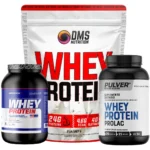 Combo x 3 proteínas: Prolac de Pulver + Whey de Mervick + Whey de DMS Nutrition
