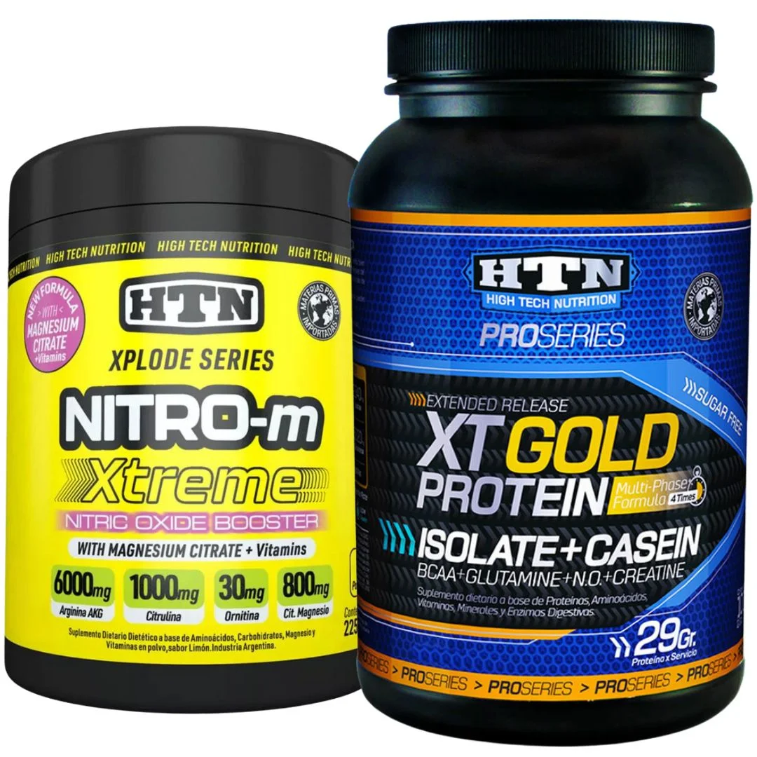 Nitro M de HTN + proteína XT Gold