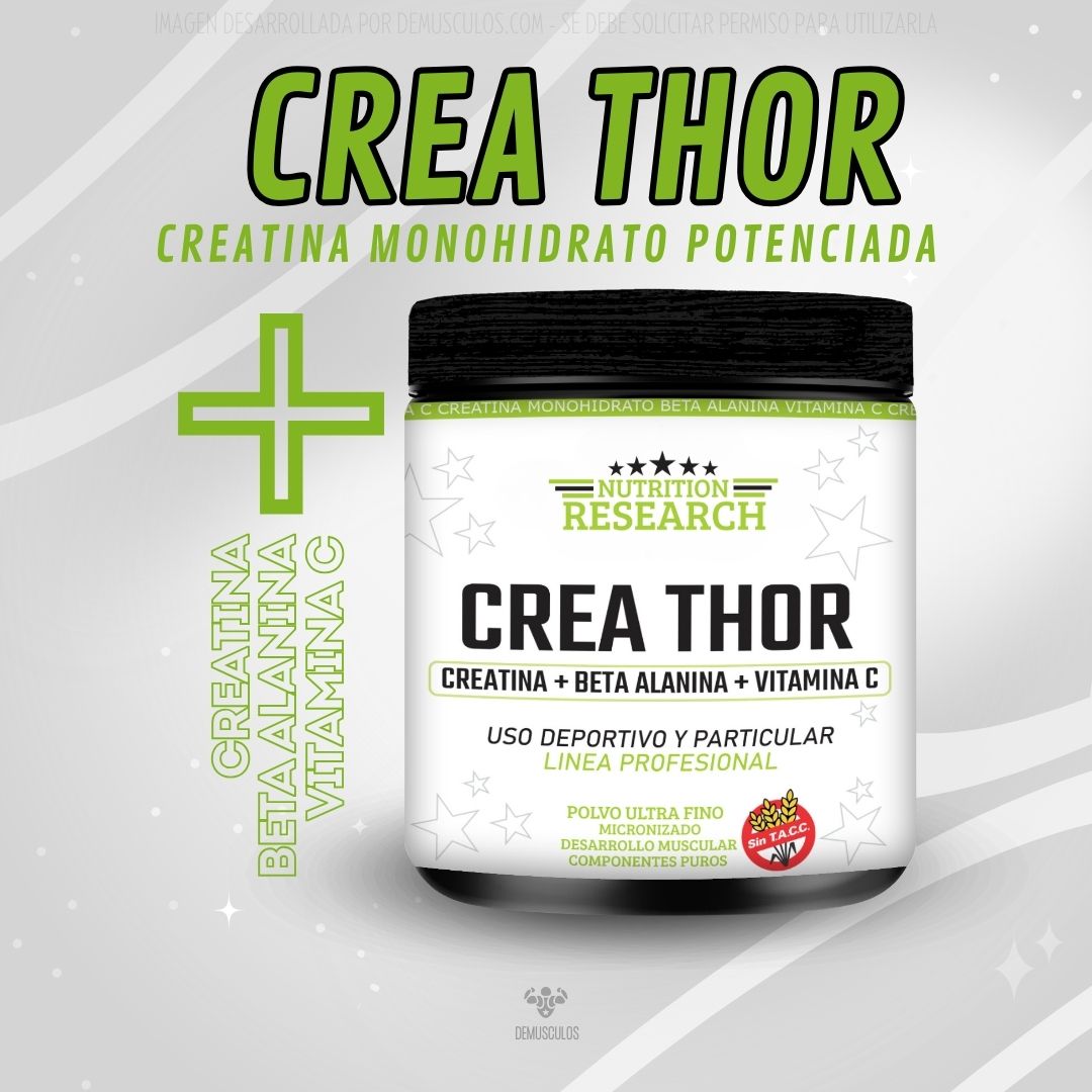 Crea Thor de Nutrition Research: Presentación