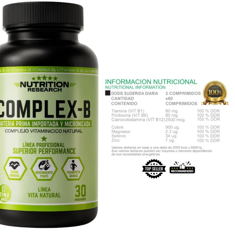 Complex B de Nutrition Research - Imagen 2