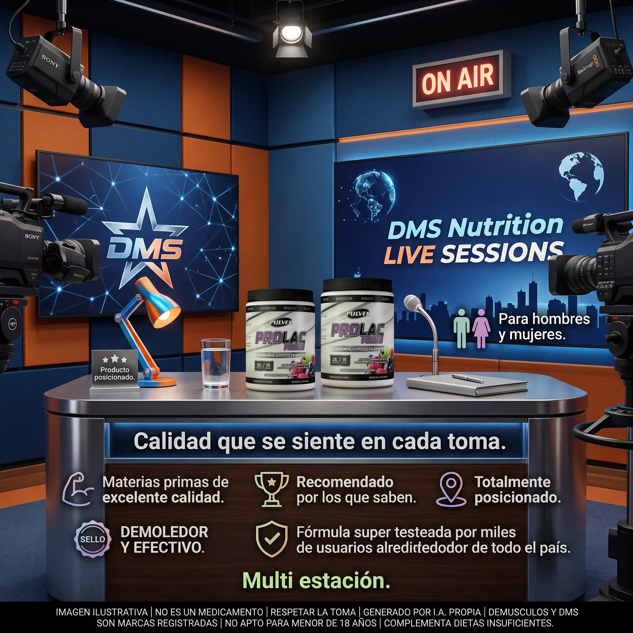 Prolac Fibras. Proteína con aporte de fibras.