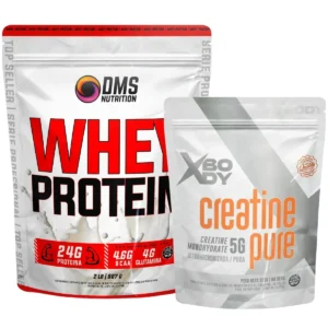 Creatina XBody y Whey Protein 2 lbs de DMS Nutrition
