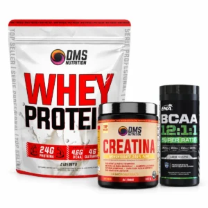 Combo Whey Protein DMS, Creatina DMS y BCAA 12:1:1 de ENA Sport