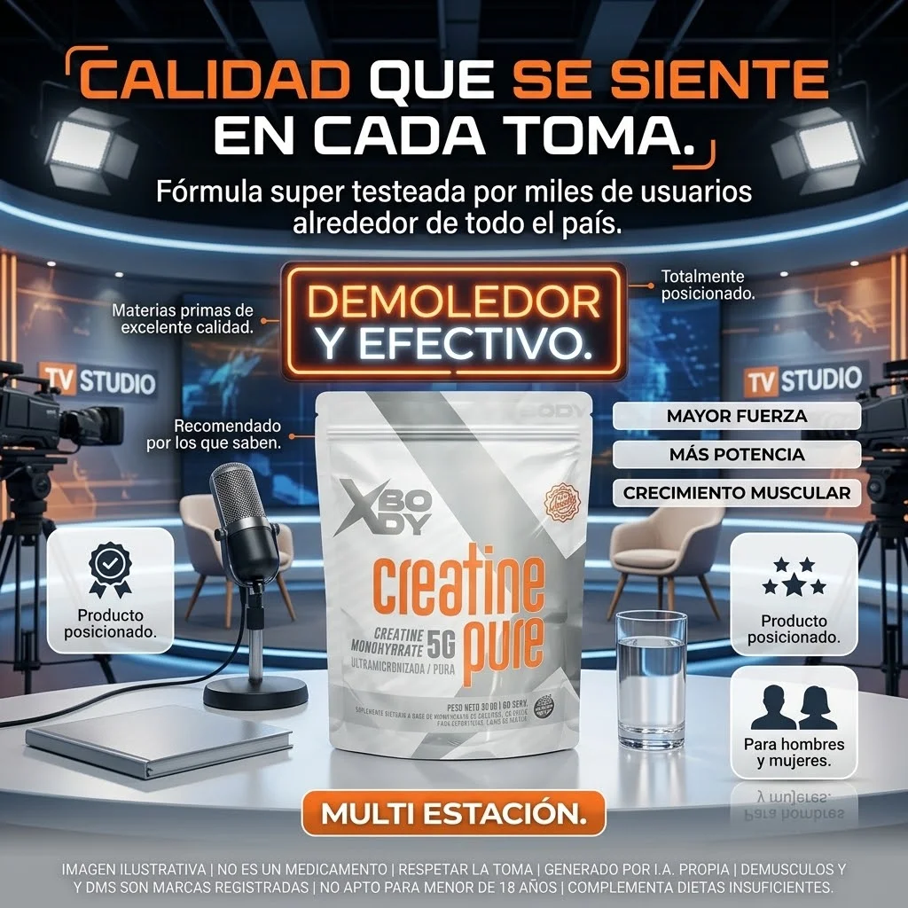 Creatina de Monohidrato y Micronizada XBODY