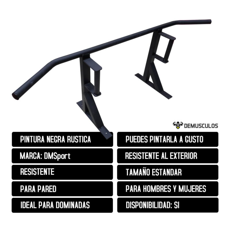 Dorsalera de hierro para pared - Imagen 4