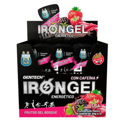 Iron Gel x24 geles de Gentech (CON CAFEINA)