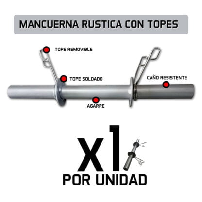 Mancuerna con topes hueca (1 unidades) - Imagen 4