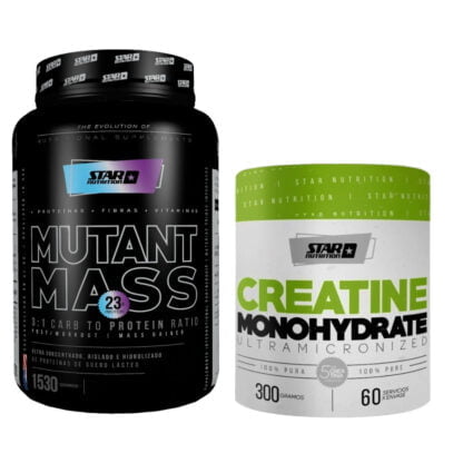 Mutant Mass 1.5 kg + Creatina 300 grs Star Nutrition