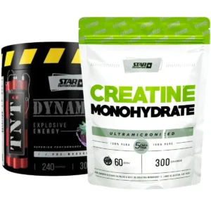 Creatina 300 grs de Star Nutrition + TNT Dynamite