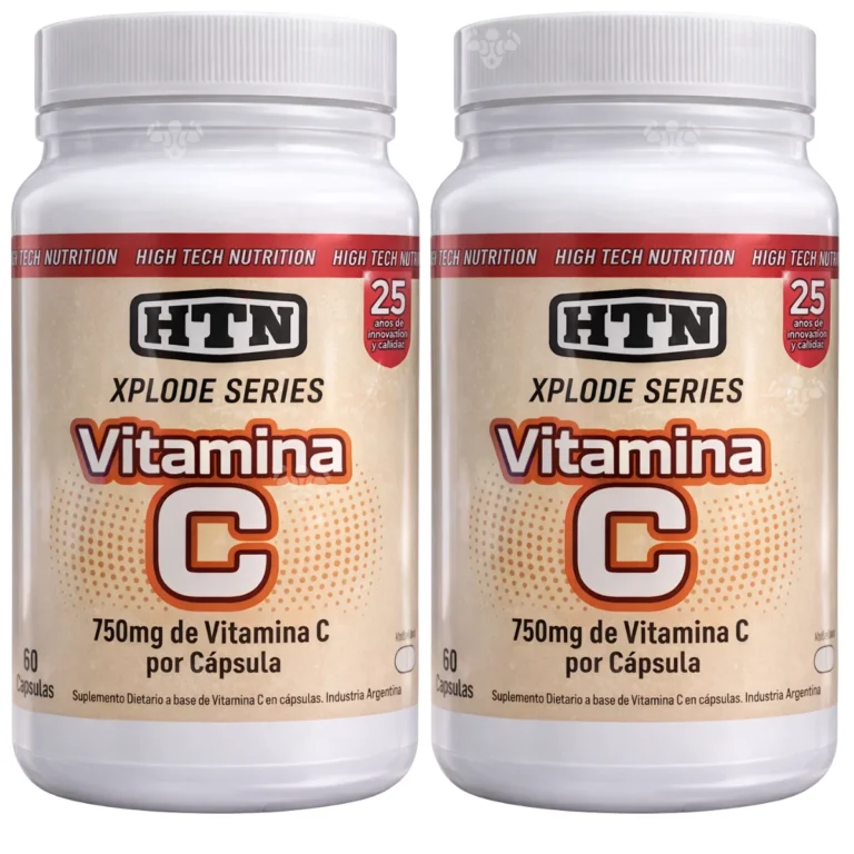 Pack de 2 Vitaminas C de HTN, 120 cápsulas